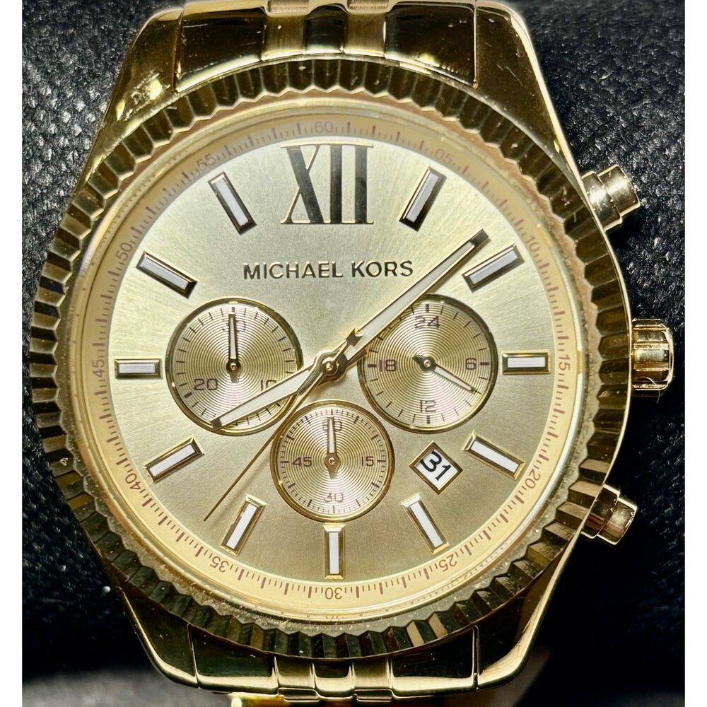 LIKE NEW! Michael Kors Lexington Chronograph Men's Watch (MK8281)
